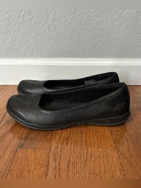 Skechers Go Step Lite Walking Shoes Slip On Women’s Size 8 Black